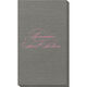 Romantic Script Bamboo Luxe Guest Towels Image 2 of 2