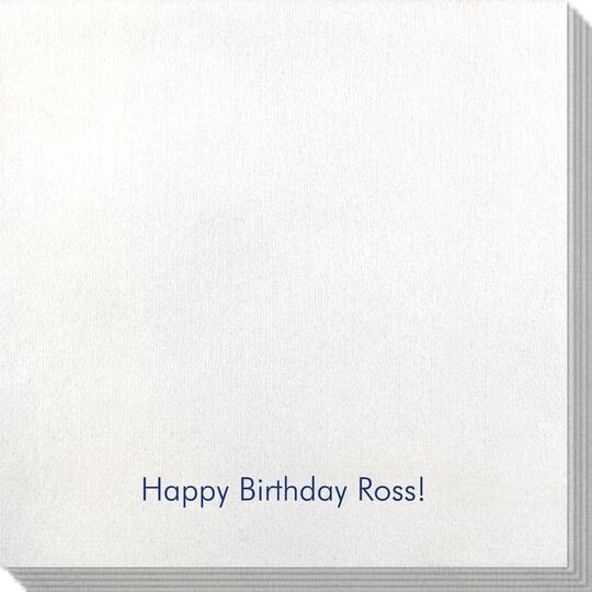 Any Text You Want Bamboo Luxe Napkins