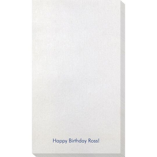 Any Text You Want Bamboo Luxe Guest Towels