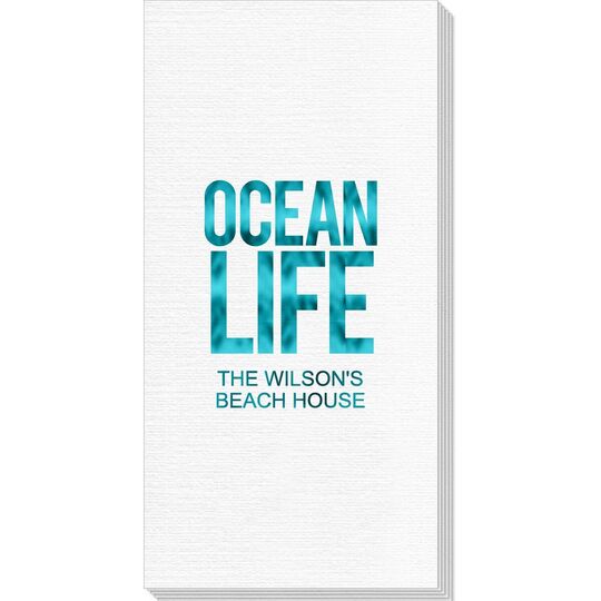 Ocean Life Deville Guest Towels