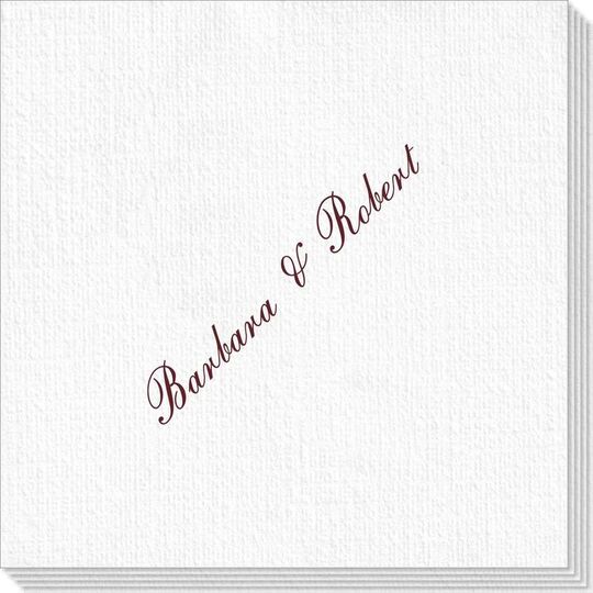 Formal Script Deville Napkins