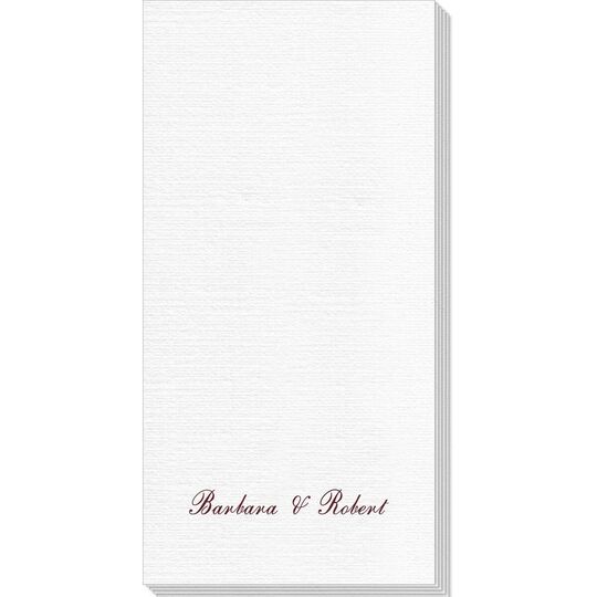 Formal Script Deville Guest Towels