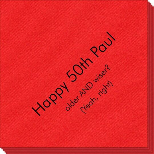 Your Message Linen Like Napkins