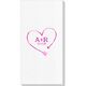 Heart Made of Arrow Deville Guest Towels Image 2 of 2