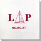 Sailboat Initials Bamboo Luxe Napkins Image 2 of 2