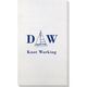 Sailboat Initials Bamboo Luxe Guest Towels Image 1 of 2