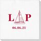 Sailboat Initials Deville Napkins Image 2 of 2