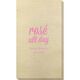 Rosé All Day Bamboo Luxe Guest Towels Image 1 of 3