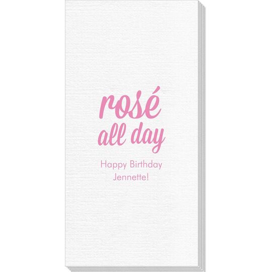 Rosé All Day Deville Guest Towels