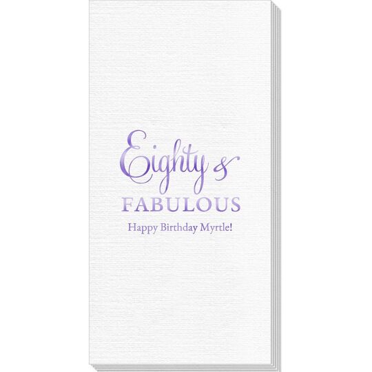 Eighty & Fabulous Deville Guest Towels