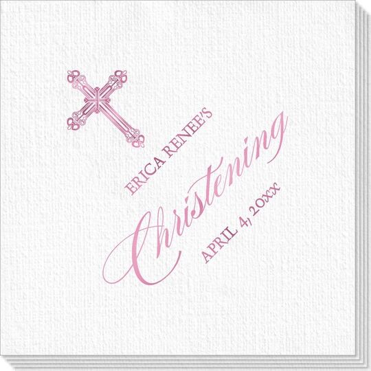 Religious Cross Deville Napkins