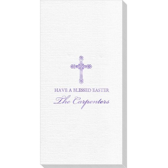Religious Cross Deville Guest Towels