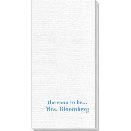 Soon to be Mrs Deville Guest Towels