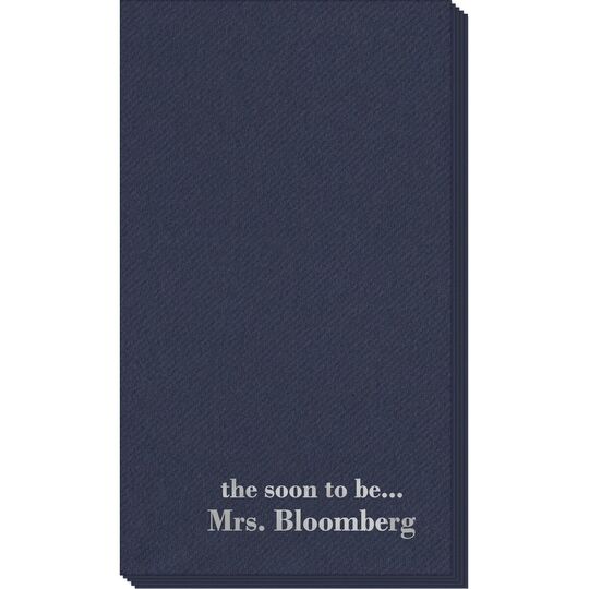 Soon to be Mrs Linen Like Guest Towels