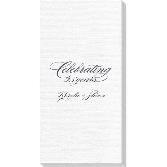 Romantic Celebrating Deville Guest Towels