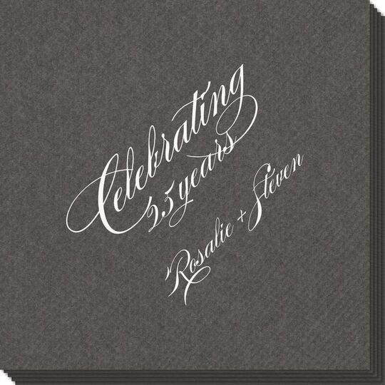 Romantic Celebrating Linen Like Napkins