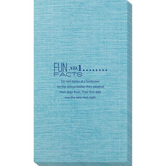 Just the Fun Facts Bamboo Luxe Guest Towels
