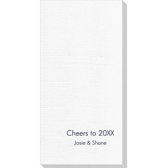 Your Choice of Text Deville Guest Towels