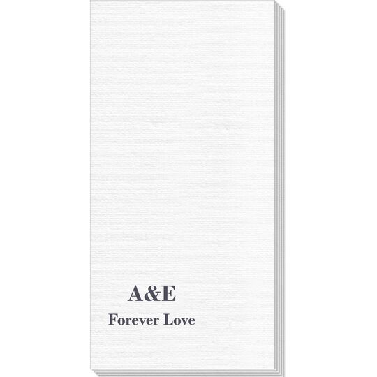 Your Choice of Text Deville Guest Towels