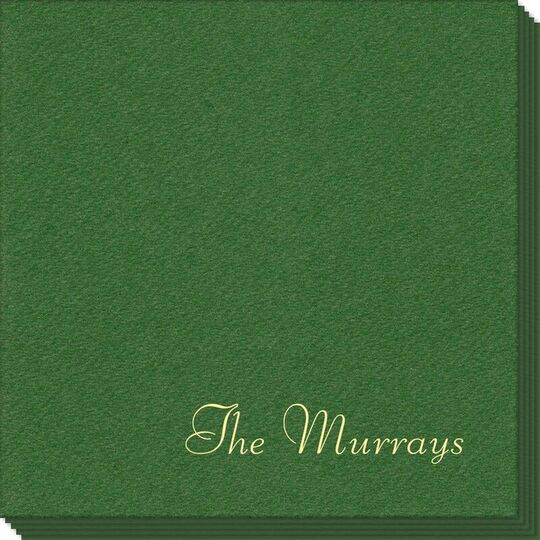 Your Choice of Text Linen Like Napkins