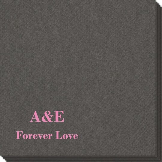 Your Choice of Text Linen Like Napkins