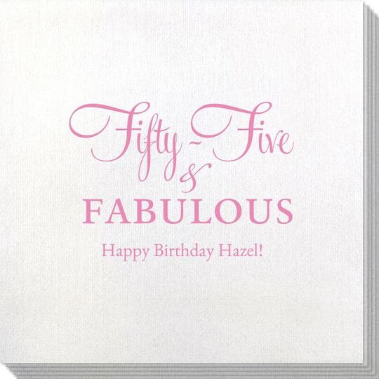 Fifty-Five & Fabulous Bamboo Luxe Napkins