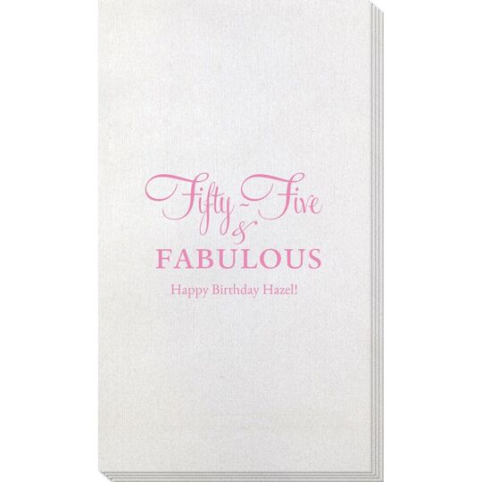 Fifty-Five & Fabulous Bamboo Luxe Guest Towels