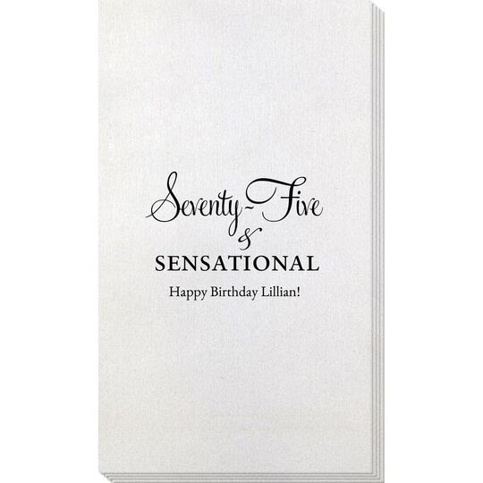 Seventy-Five & Sensational Bamboo Luxe Guest Towels
