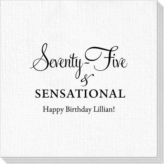Seventy-Five & Sensational Deville Napkins