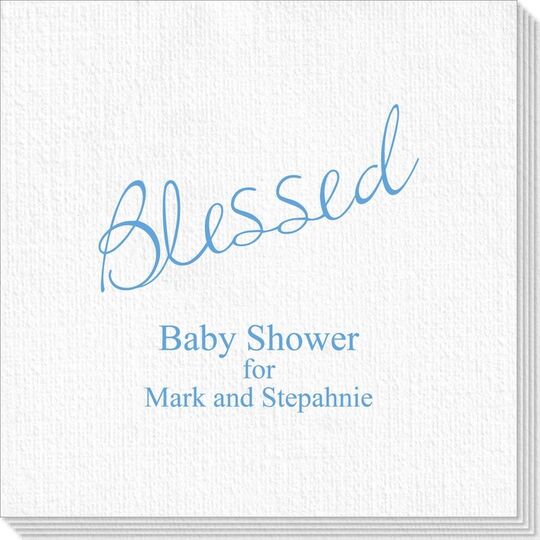 Expressive Script Blessed Deville Napkins