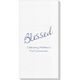 Expressive Script Blessed Deville Guest Towels Image 3 of 5