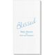 Expressive Script Blessed Deville Guest Towels Image 5 of 5
