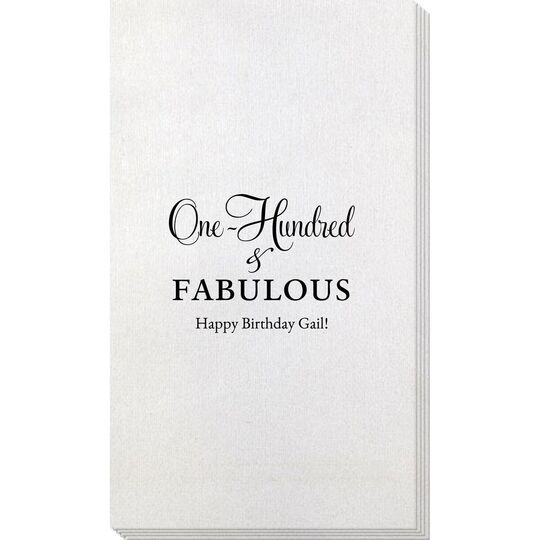 One Hundred & Fabulous Bamboo Luxe Guest Towels