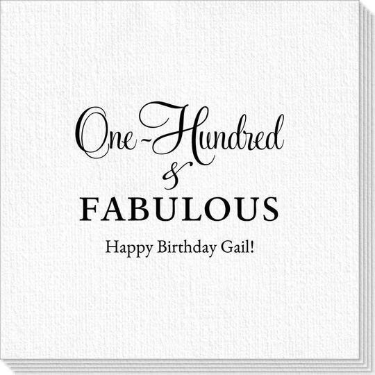One Hundred & Fabulous Deville Napkins