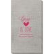 Love is Love Bamboo Luxe Guest Towels Image 1 of 3
