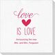 Love is Love Deville Napkins Image 1 of 3