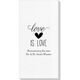 Love is Love Deville Guest Towels Image 3 of 3