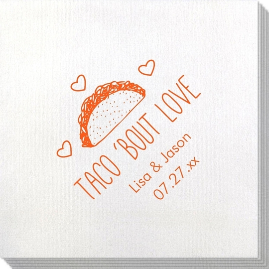 Taco Bout Love Bamboo Luxe Napkins