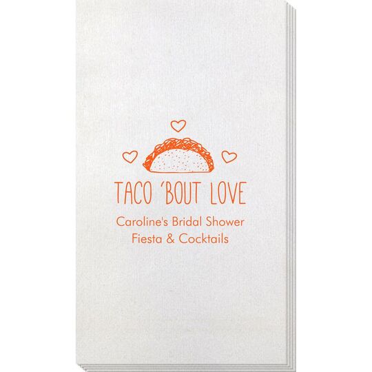 Taco Bout Love Bamboo Luxe Guest Towels