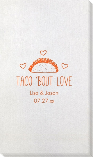 Taco Bout Love Bamboo Luxe Guest Towels