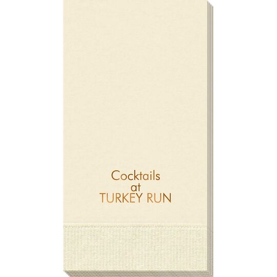 Your Own Text Guest Towels