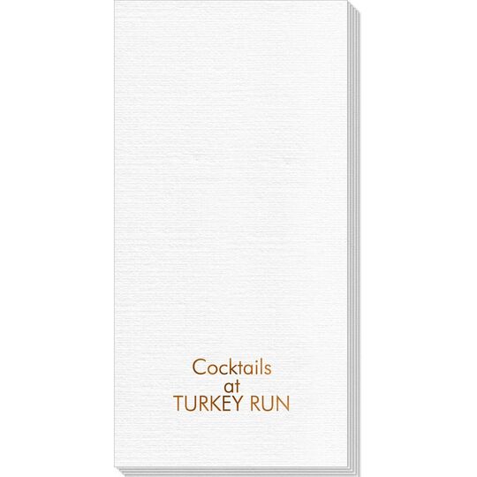 Your Own Text Deville Guest Towels