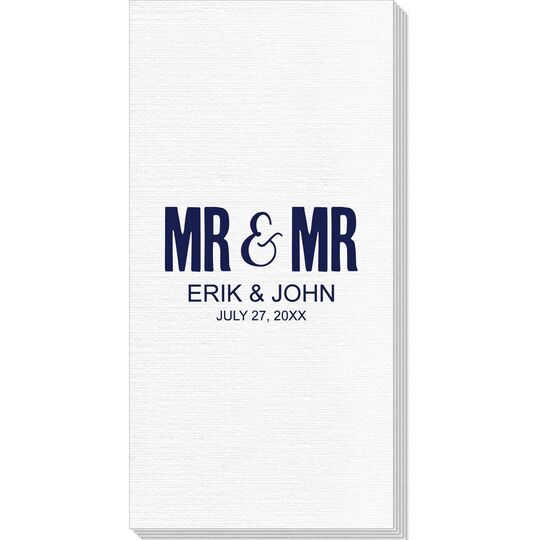 Bold Mr & Mr Deville Guest Towels