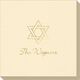 Interlocking Star of David Linen Like Napkins Image 3 of 3