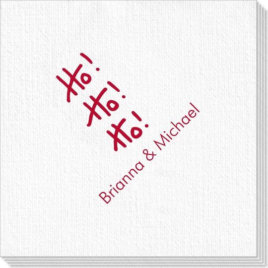 Fun Ho Ho Ho Deville Napkins