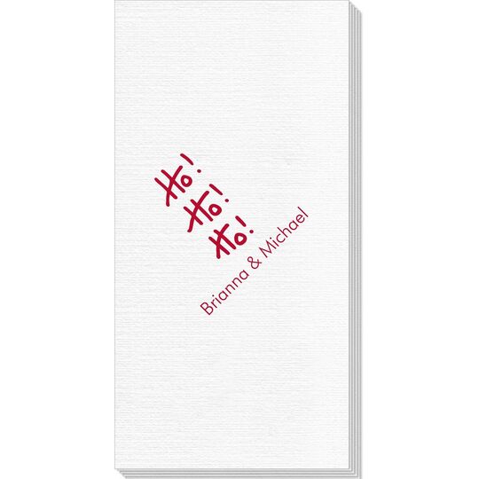 Fun Ho Ho Ho Deville Guest Towels