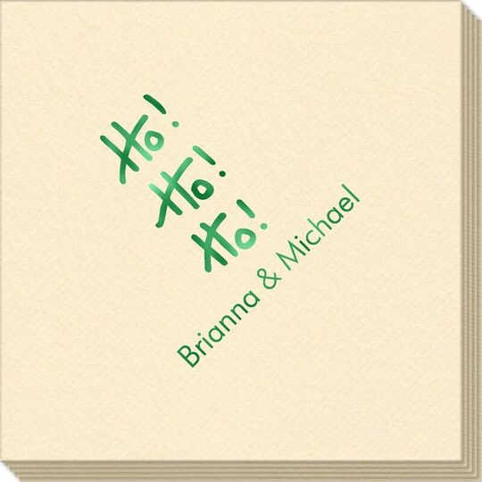 Fun Ho Ho Ho Linen Like Napkins