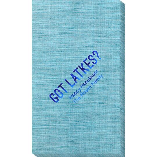Got Latkes Bamboo Luxe Guest Towels