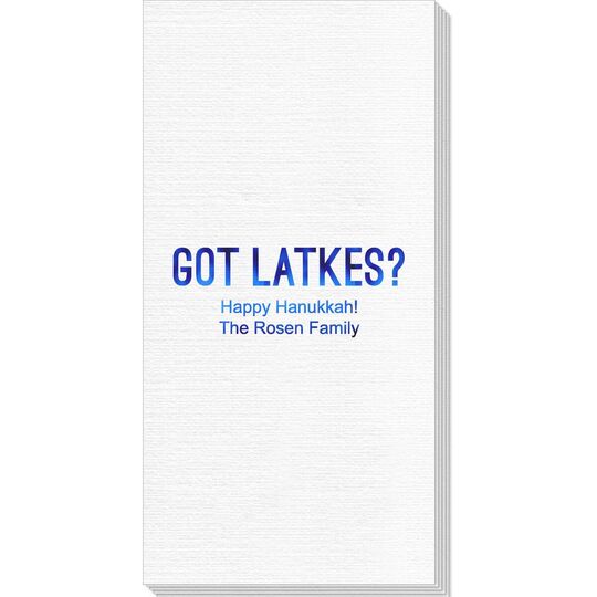 Got Latkes Deville Guest Towels