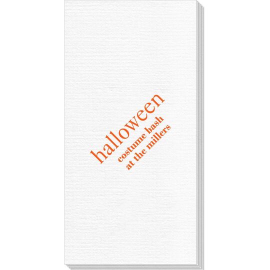 Big Word Halloween Deville Guest Towels